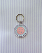 Button Acrylic Keychain