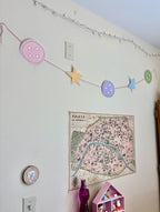 Printable Star and Button Garland | Digital File for a DIY Project