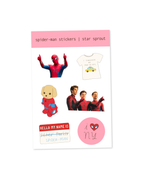 Spider-Man Inspired Sticker Sheet