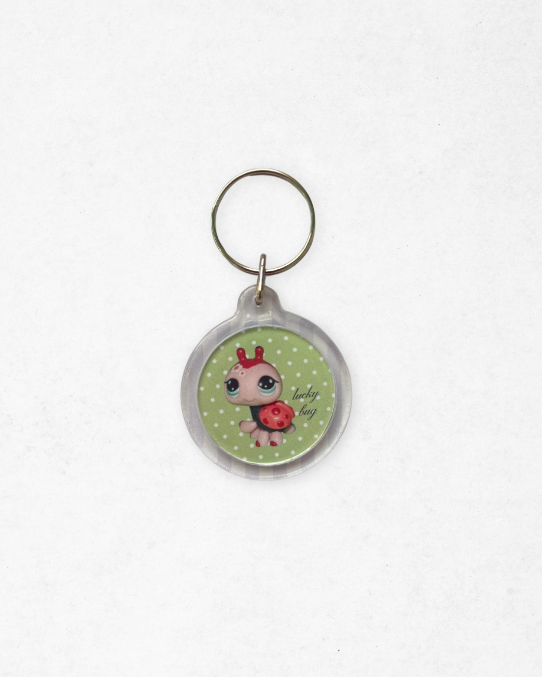 Lucky Bug Acrylic Keychain