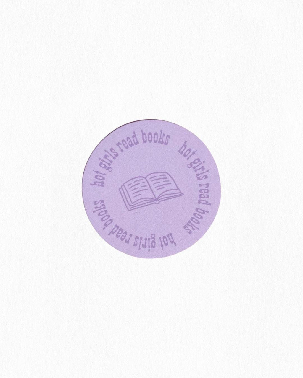 Hot Girls Read Books Sticker