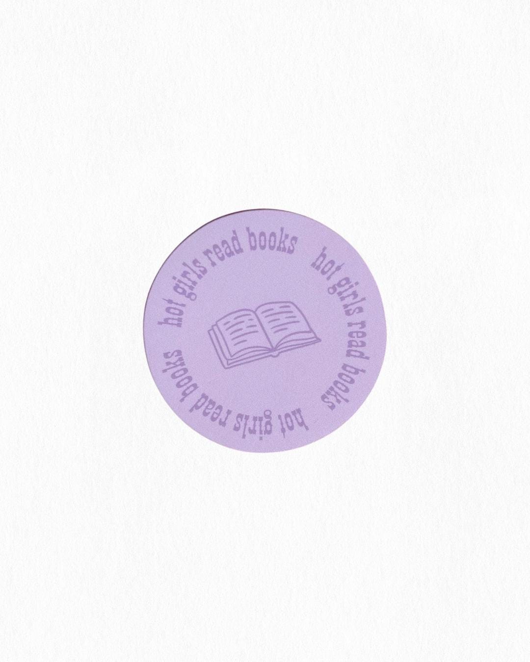 Hot Girls Read Books Sticker