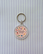 Junk Journaling Quote Acrylic Keychain
