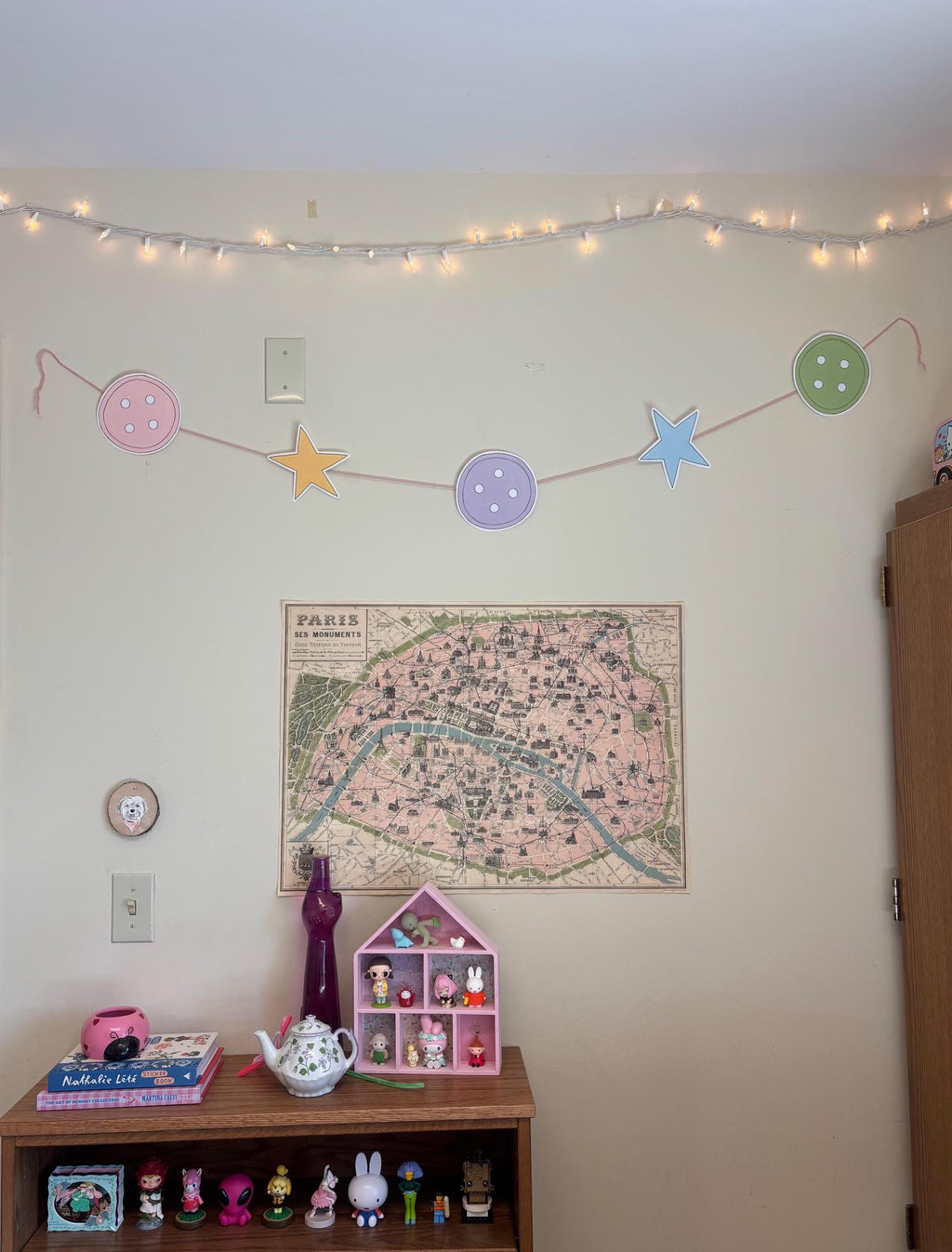 Printable Star and Button Garland | Digital File for a DIY Project