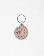 Junk Journaling Quote Acrylic Keychain