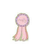 Crafty Rosette Sticker