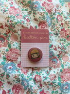 Big Cheese Button Pin