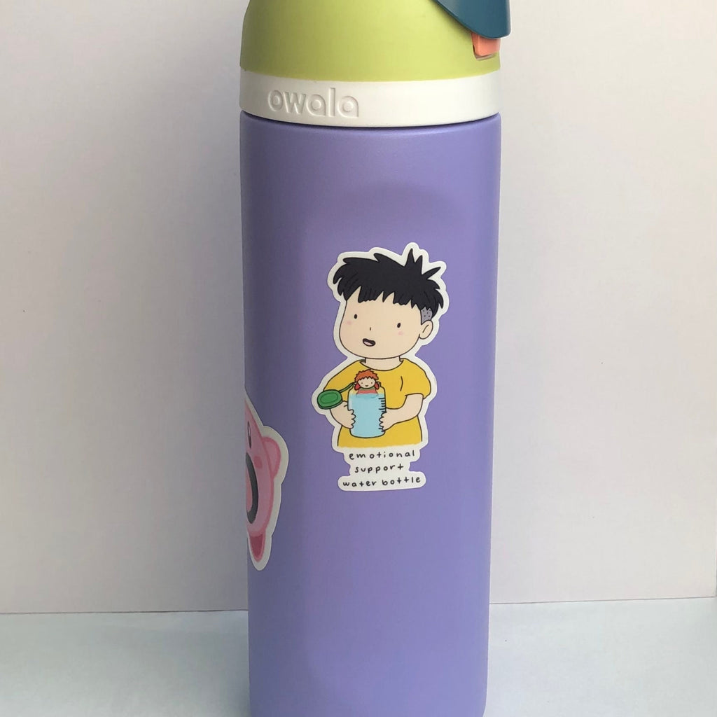 Ponyo Emotional Support Water Bottle Sticker