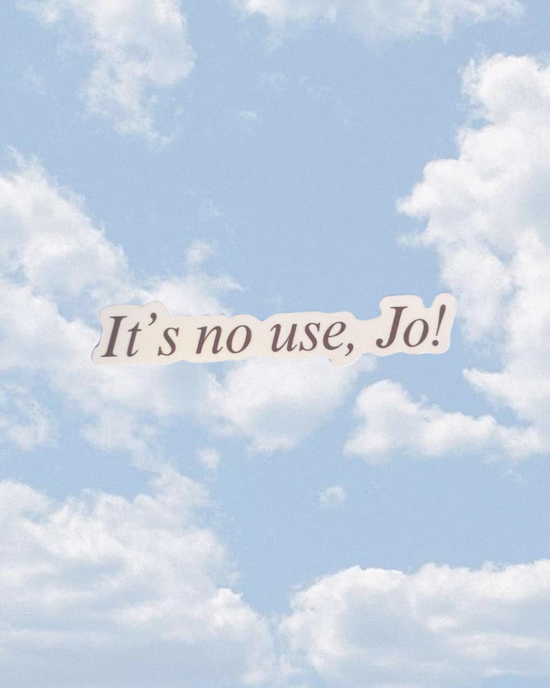 Little Women Quote Sticker