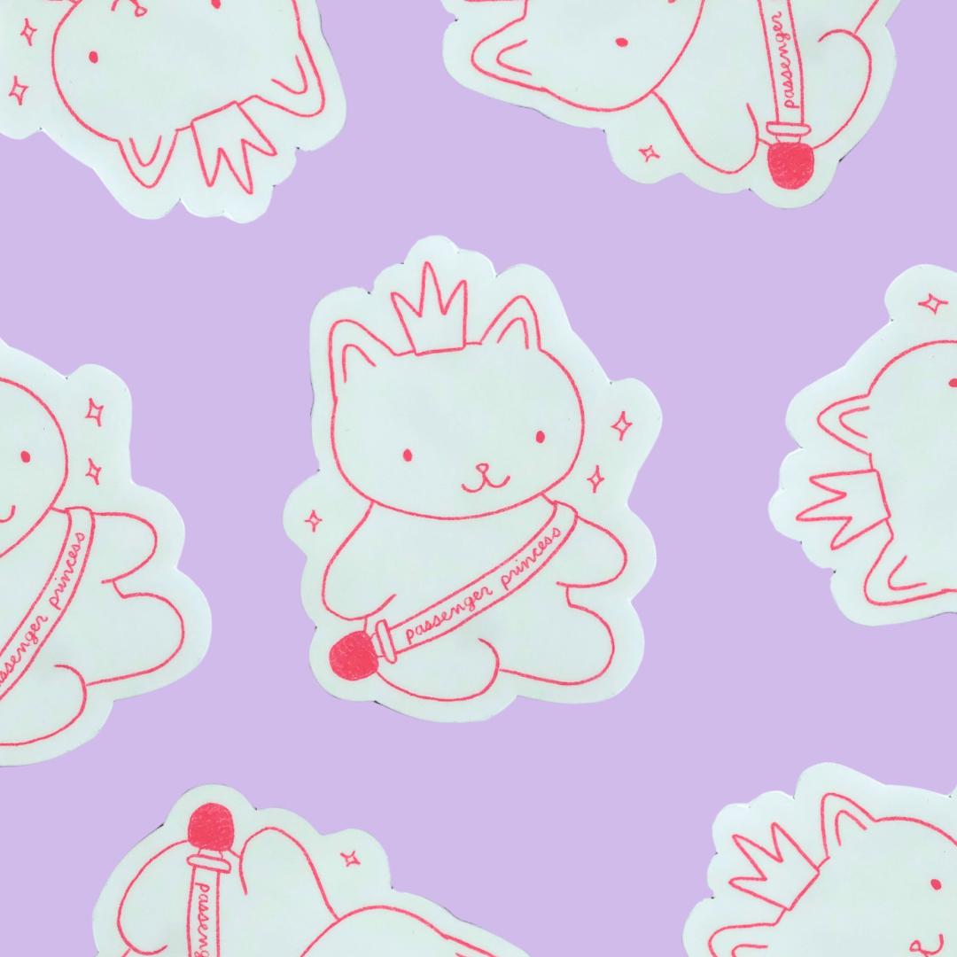 Passenger Princess Sticker